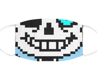 Mascarilla facial Sans Undertale / Mascarilla de tela reutilizable