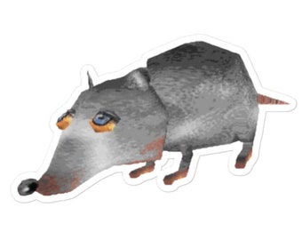Pegatina de rata gigante de Jerma / Calcomanía de vinilo impermeable