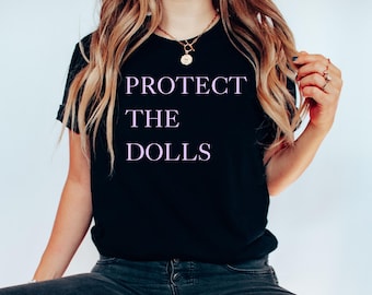 Camiseta unisex "Protect the Dolls" de Pedro Pascal, derechos LGBTQ+