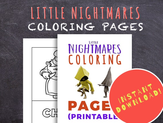 Little Nightmares 1 Coloring Pages Colouring Pages Print Etsy