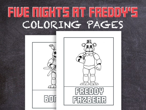 Five Nights At Freddy's Coloring