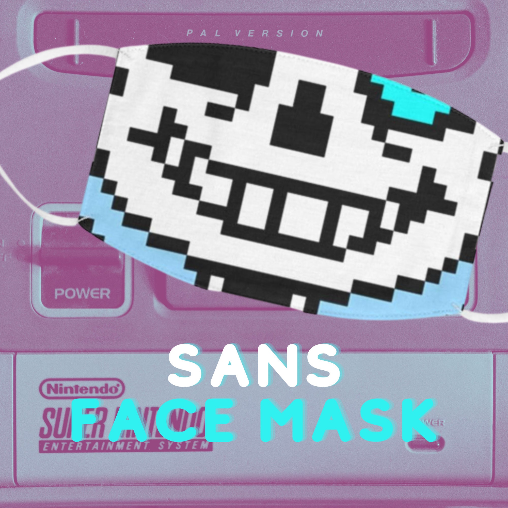 Sans Undertale Face Mask Undertale Face Masks Sans Face Mask Sans Mouth ...