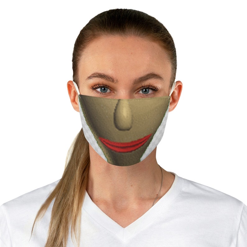 Baldis Mask Baldis Basics Face Mask Gamer Face Mask Breathable Face Mask Cloth Face Mask Elastic Ear Loops image 3