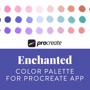 Paleta de Cores Encantada para Procreate | 30 Cores Fantásticas (Download Digital)