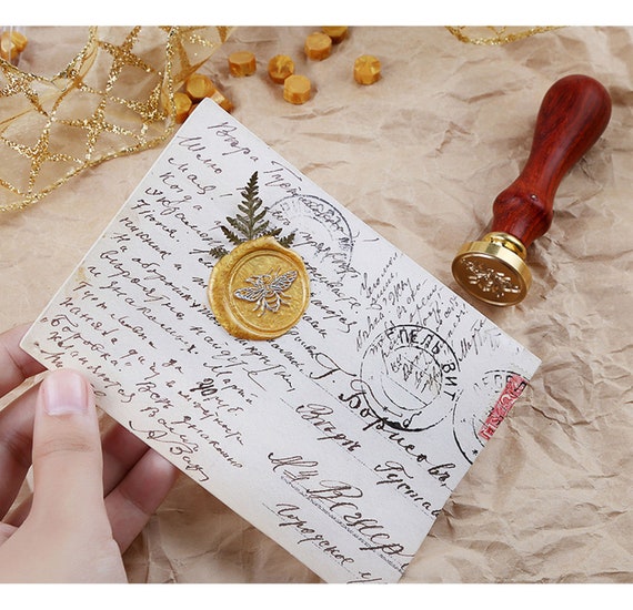 Bee Wax Seal Stamphoneybee Wax Seal Stampbee Pattern Etsy