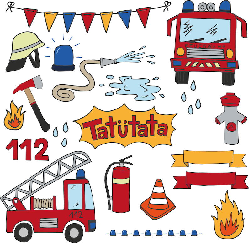 Tatütata! Feuerwehr-Ausmalbilder für kleine Helden: Spaß, Lernen und Kreativität vereint!