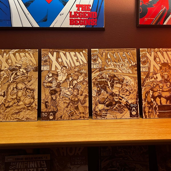Embossed Comic Cover Laser Comic Book Covers - Etsy