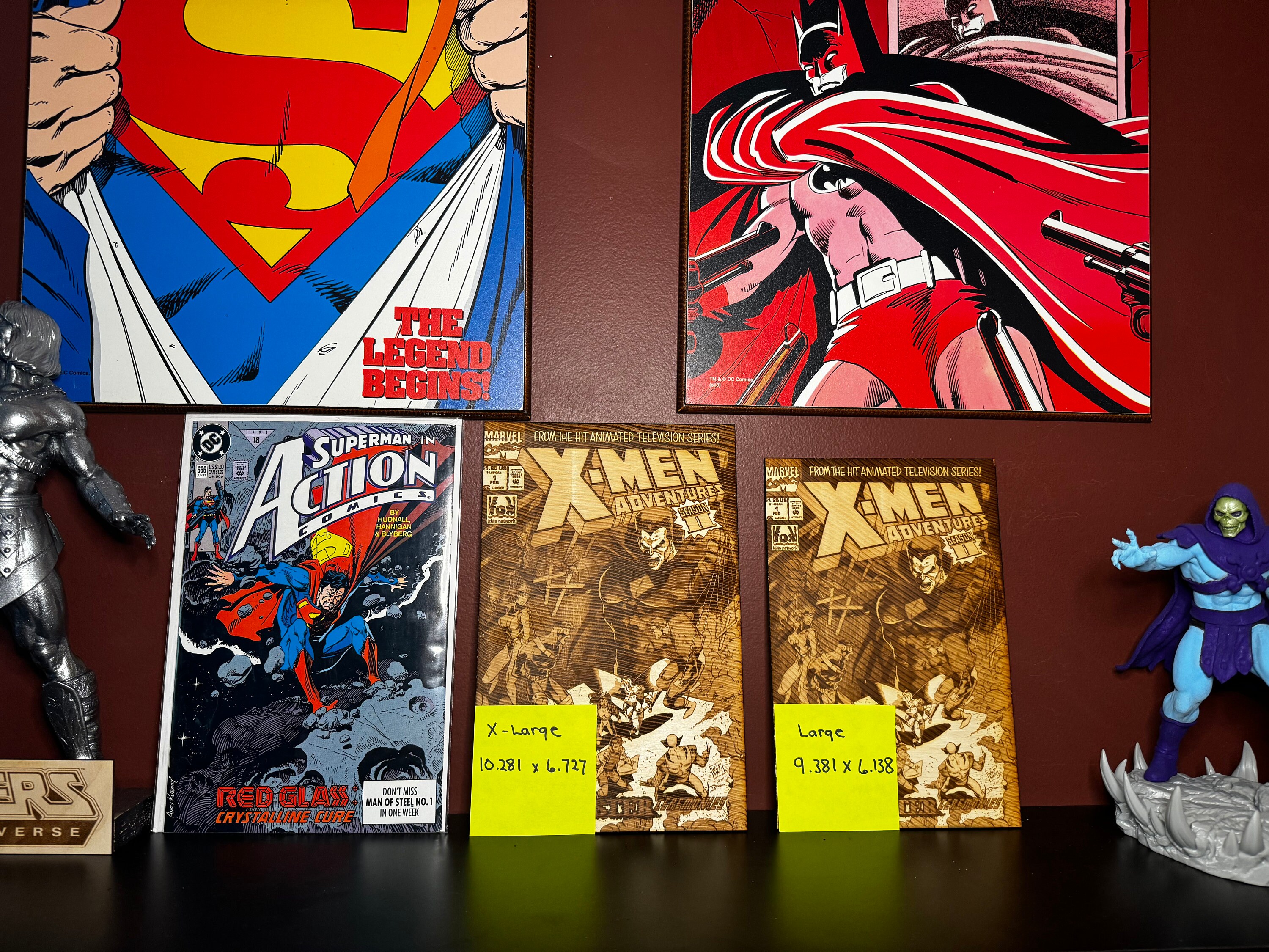 Embossed Comic Cover The Flash Laser Engraved Comic Book Cover Art - Etsy