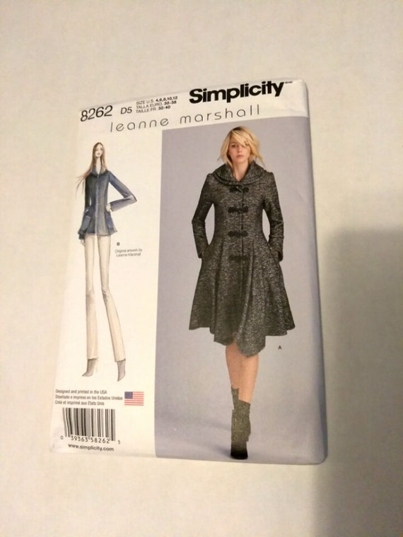 Simplicity 1015 Misses/'//Miss Petite Lined Coat or Jacket Sewing Pattern