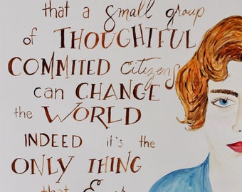 Margaret mead | Etsy