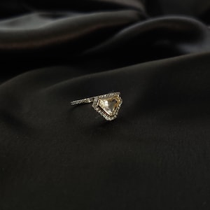 Natural White Topaz Ring, 14K Solid Yellow Gold White Topaz Ring, December Birthstone, Dainty Ring, Engagement Ring, White Topaz Jewelry