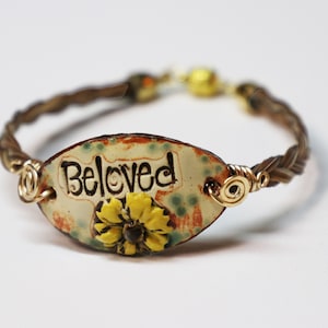 Amada pulsera de crin, pulsera de vaquera, crin trenzada, pulsera de pelo de caballo alazán, joyería ecuestre, joyería occidental