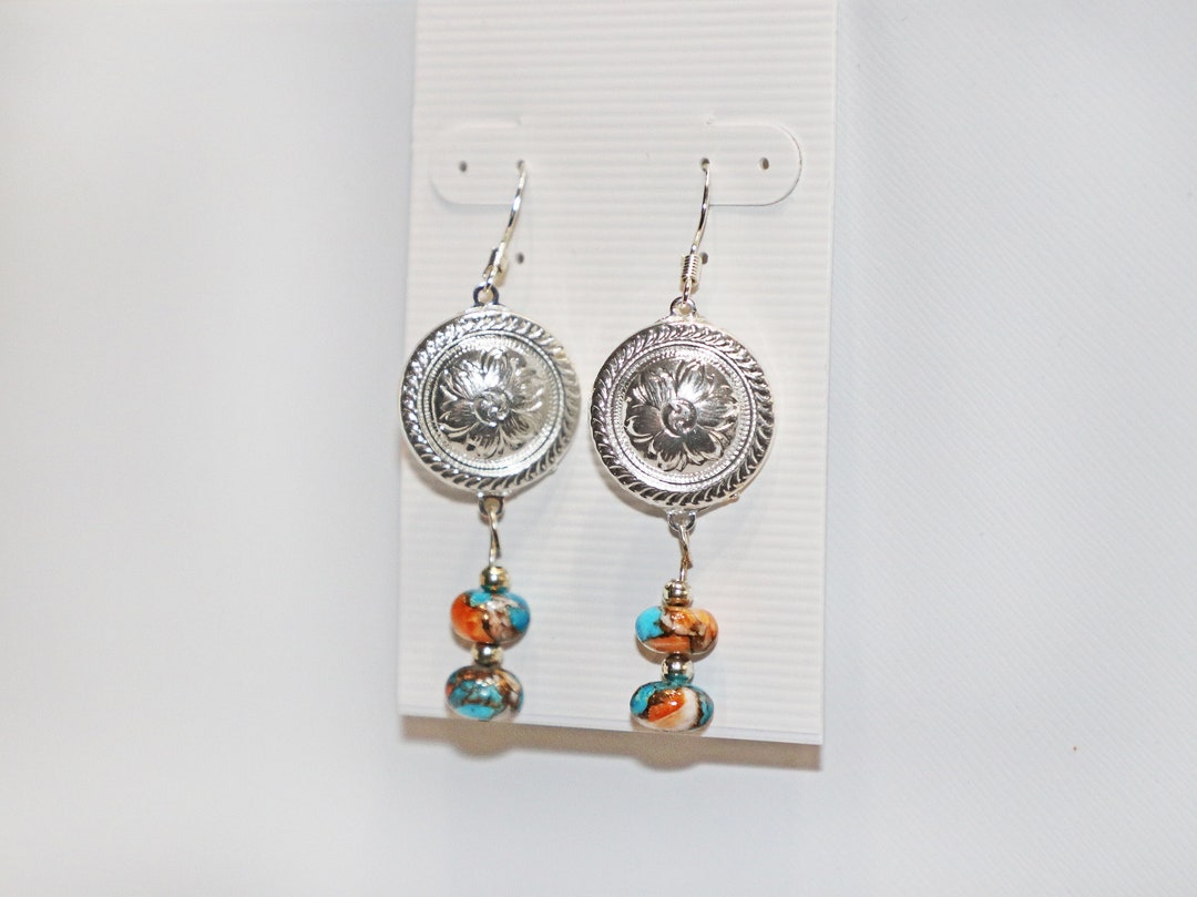 The Reese Concho Dangle Earrings main image 1