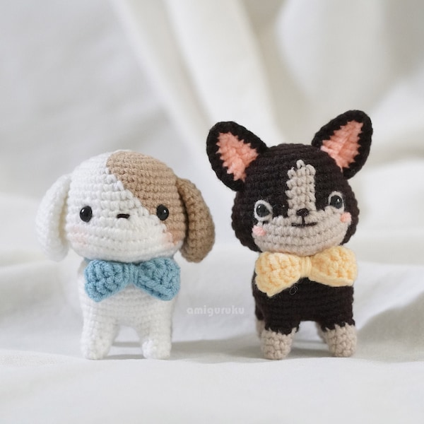 Crochet Pattern of Beagle and Terrier Puppy/ Dog Amigurumi (PDF)