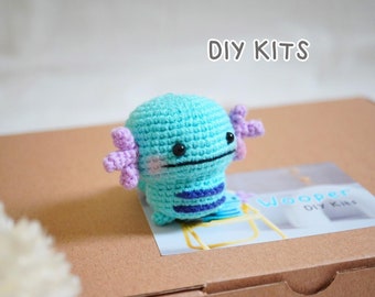 DIY Crochet Kits - Innocent Blue Monster