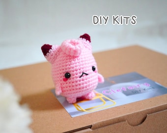 DIY Crochet Kits - Cute Pink Little Monster