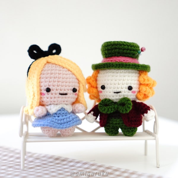 Crochet Pattern of Little Couple Friend Amigurumi/Plushie Doll/Keychain (PDF)