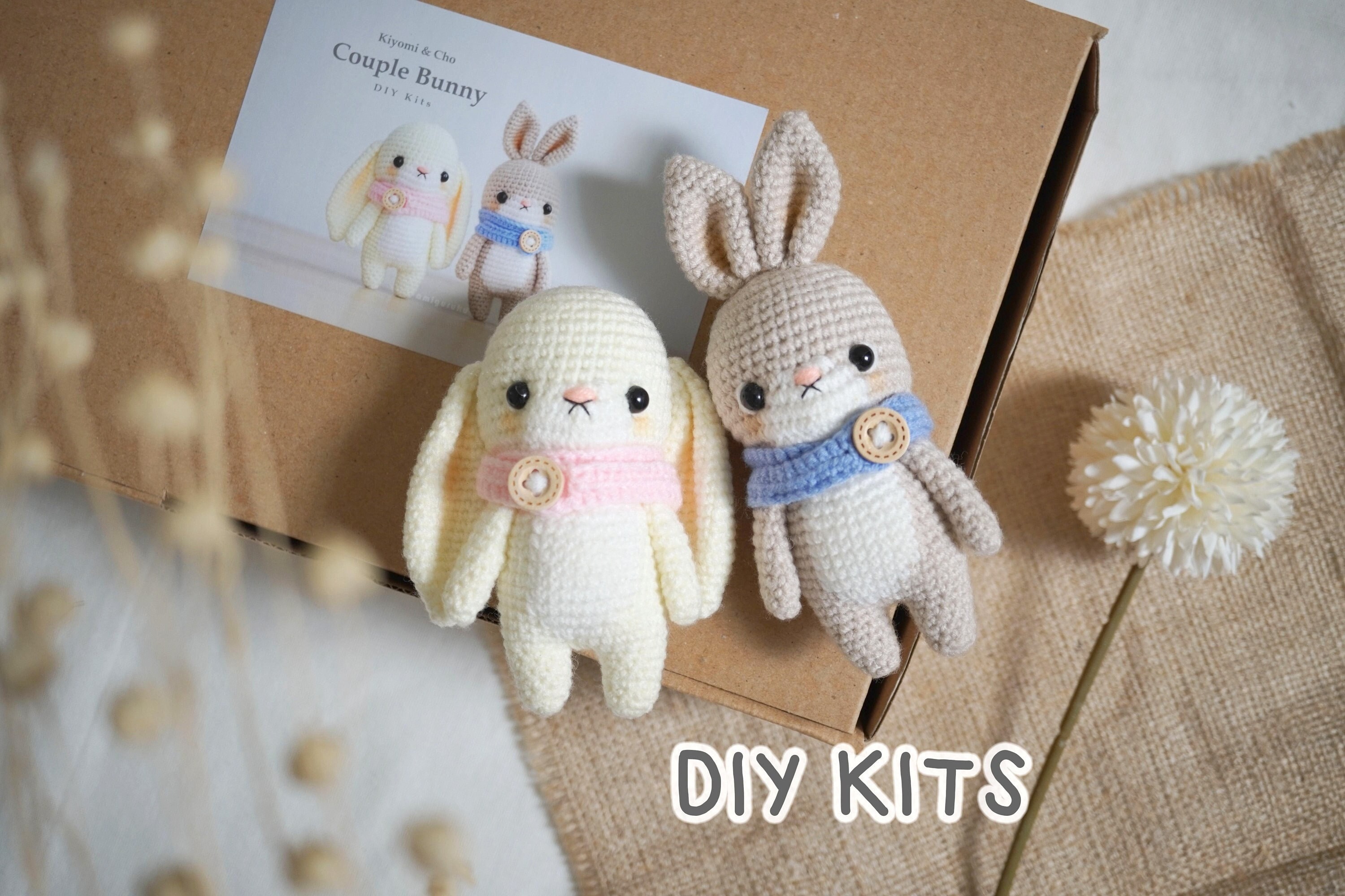 Rabbit And Tulip Crochet Kit For Beginners, Amigurumi Stuffed Animals -  Gift Animal Crochet Starter Kit All-In-One Complete Crochet Kit Learn To Crochet  Sets With Instructions And Step By Step Video Tutorials