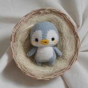 Crochet Pattern of The Lost Baby Penguin Amigurumi/ Plushie Doll/ Bagcharm PDF zdjęcie 2