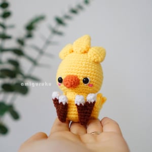 Crochet Pattern of Yellow Chicken Amigurumi/ Plushie Doll/ Bagcharm PDF image 2
