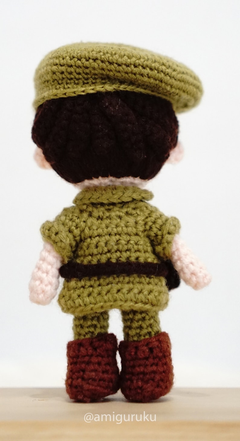 Crochet Pattern of Soldier Army Amigurumi/Plushies/Bagcharm PDF image 4