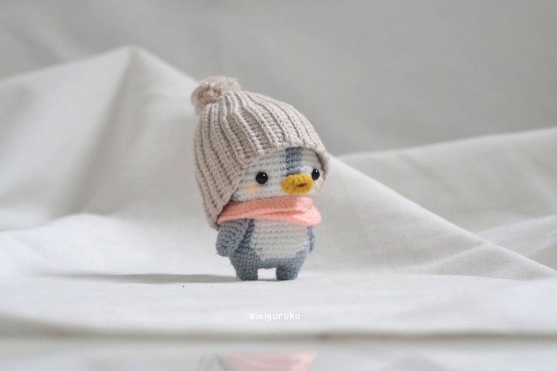 Crochet Pattern of The Lost Baby Penguin Amigurumi/ Plushie Doll/ Bagcharm PDF image 1