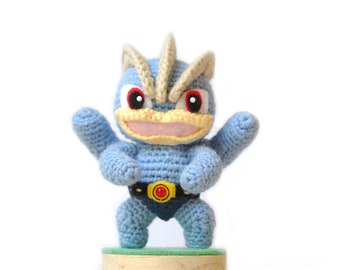 Crochet Pattern of Blue Monster Amigurumi plushie Doll PDF Etsy