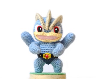 Crochet Pattern of Blue Monster Amigurumi/Plushie Doll (PDF)