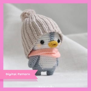 Haakpatroon van The Lost Baby Penguin amigurumi/knuffelpop/bagcharm (pdf)