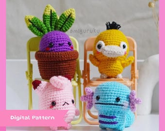 あみぐるみ　ぬいぐるみ　編み物【Eアカウント】 お正月休みの成果（あみぐるみ） - ルイたんといっしょ。