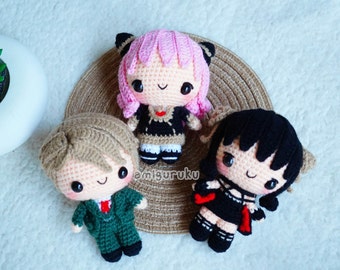 Finished Doll - Amigurumi Crochet Doll of Spy Family (NOT PDF)