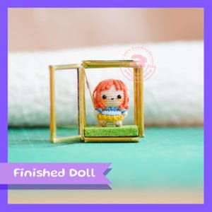Orange Pirate Girl - Micro crochet