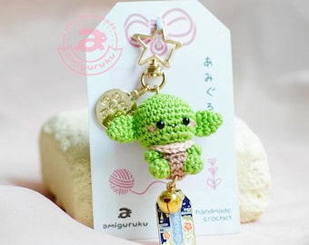 Amigurumi Crochet Keychain Grogu (Actual Keychains)