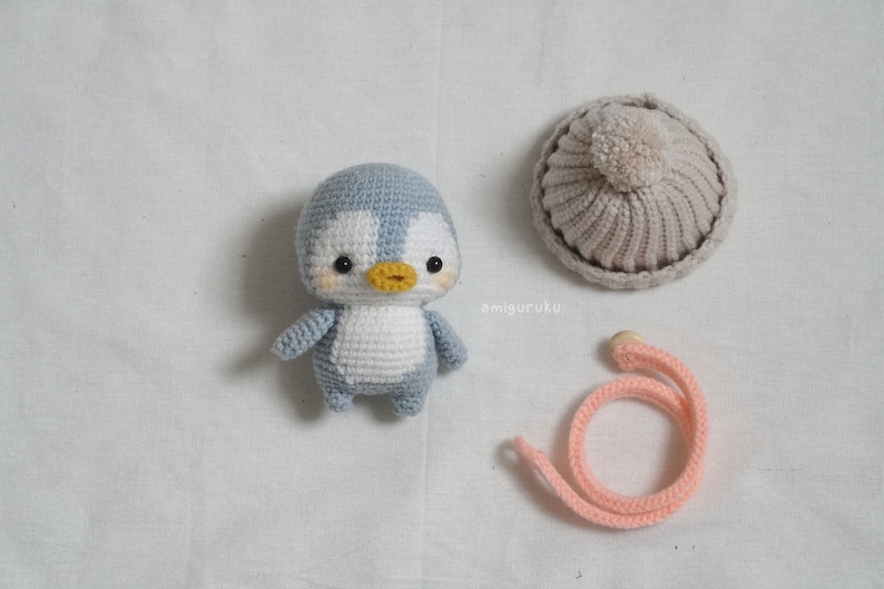 Crochet Pattern of The Lost Baby Penguin Amigurumi/ Plushie Doll/ Bagcharm PDF image 6