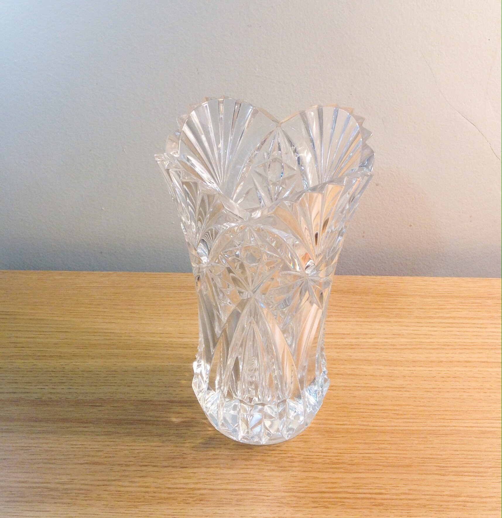 Vincennes Cristal d'Arques Genuine Lead Crystal Vase Etsy