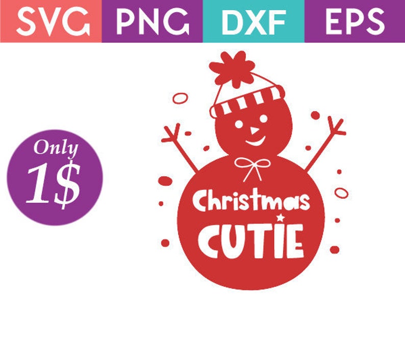 Download Christmas Cutie Christmas SVG Instant Download Cricut | Etsy