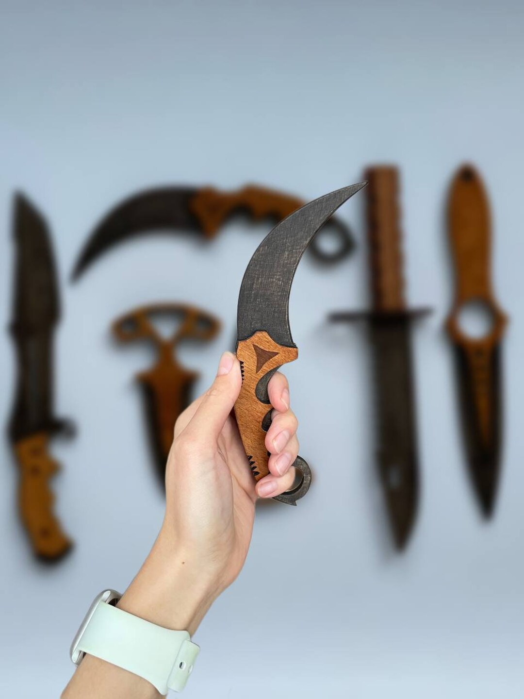 Karambit Knife Play Wooden Toys Karambit Trainer Wooden Toy Etsy