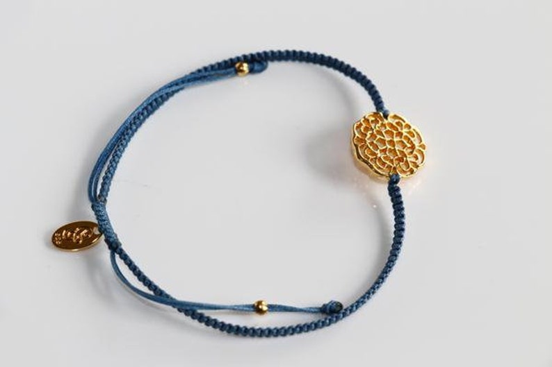 Mandala gold-navy Bild 1