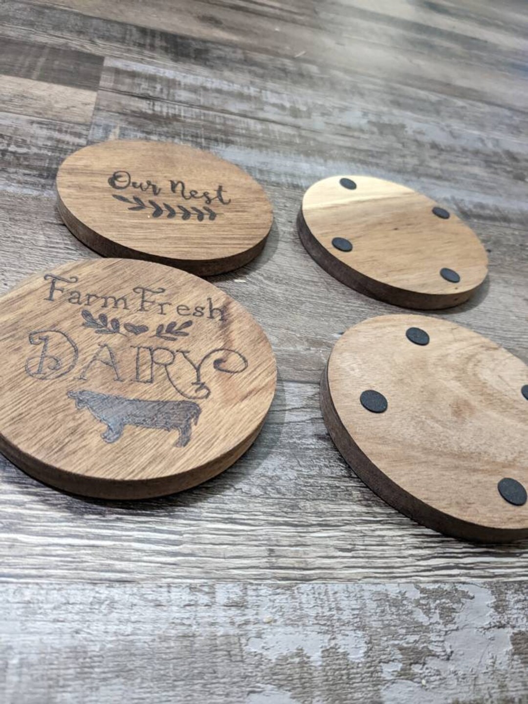 Rustic Coaster Graphics Farmhouse Coasters, Wooden Coasters, Wood Burned Coasters, Coasters ...
