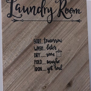 Laundry Room Sign, Laundry room decor, signs for laundry room, home decor, cute laundry sign