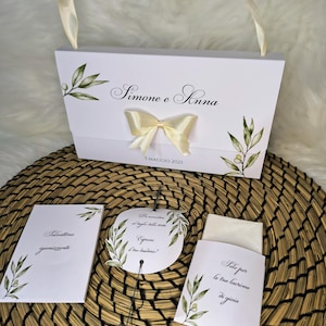 OFFERTA SPECIALE 50 PEZZI Wedding bag matrimonio tema ulivo-greenery kit matrimoni