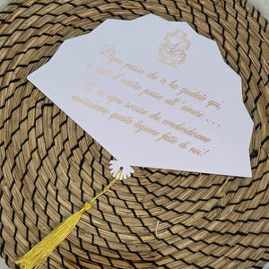 VENDITA RISERVATA 60 Ventagli in carta - ventaglio matrimonio - gadget ospiti