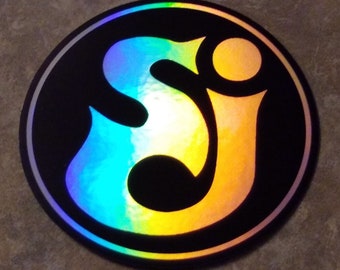 String Cheese Incident SCI Hologram Vinyl Sticker - 3 inch Changes Color