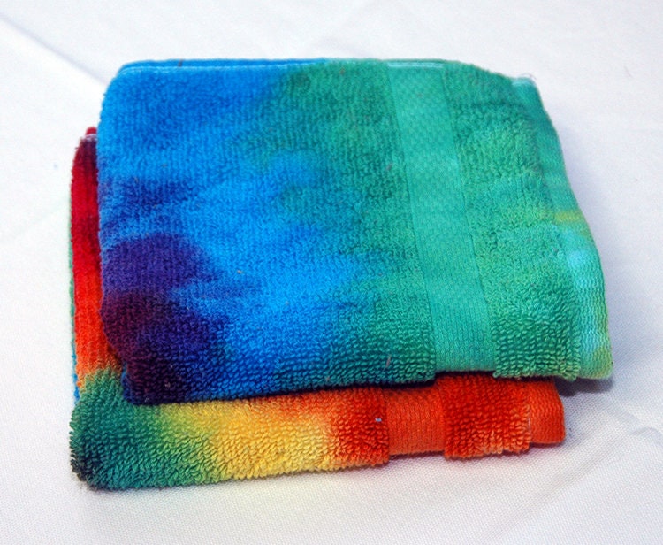 Crochet Rainbow Dishcloth/ Washcloth Handmade Wash Rag set 