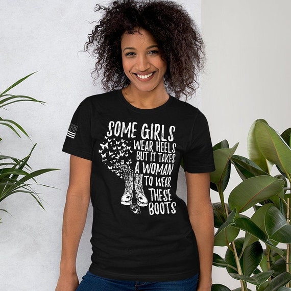 Female Veteran T Shirt Women Veterans Day USA Army Navy Air | Etsy