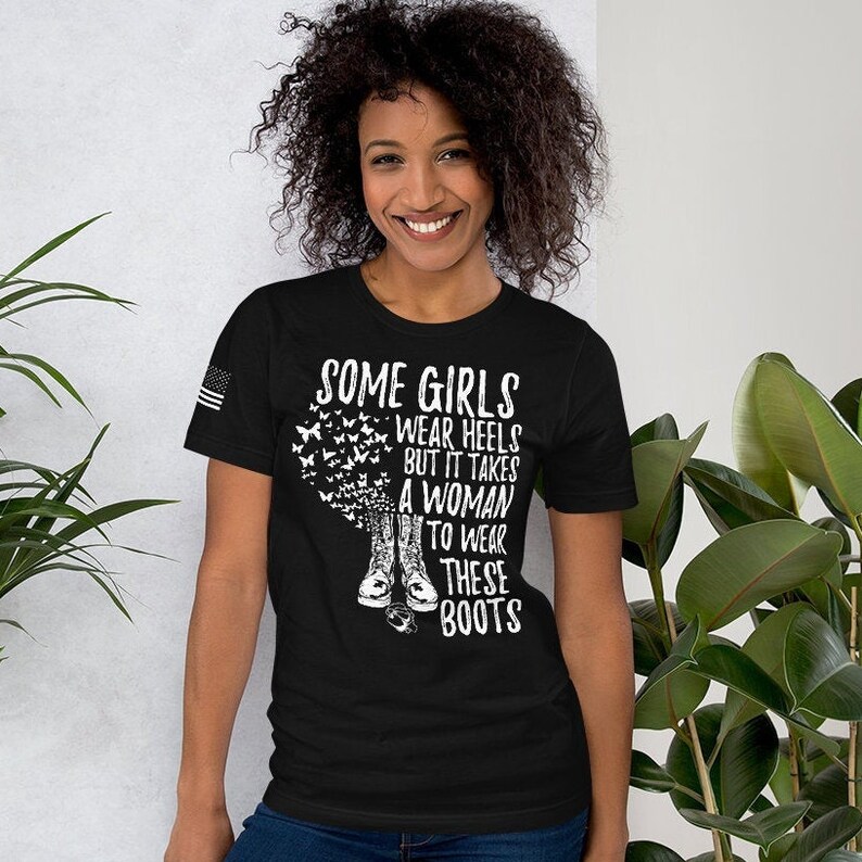 Female Veteran T Shirt Women Veterans Day USA Army Navy Air | Etsy