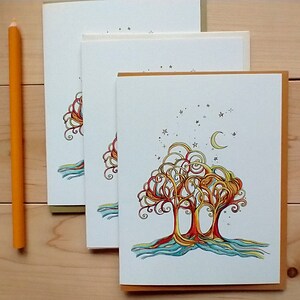 Rooted in Water, I reach for the Stars Greeting Card
