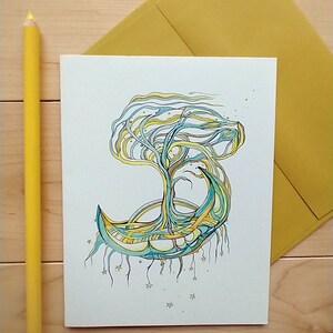 Cartão de felicitações "Nós somos feitos de poeira estelar"
