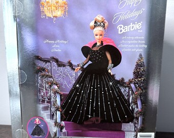 Barbie バービー Happy Holidays 1997 Special Edition、アフリカ系アメリカ人10周年 お値下げ中。マテル バービー ハッピーホリデー クリスマス VINTAGE