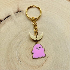 Kawaii spöknyckelring: Häxig ryggsäckstillbehör
